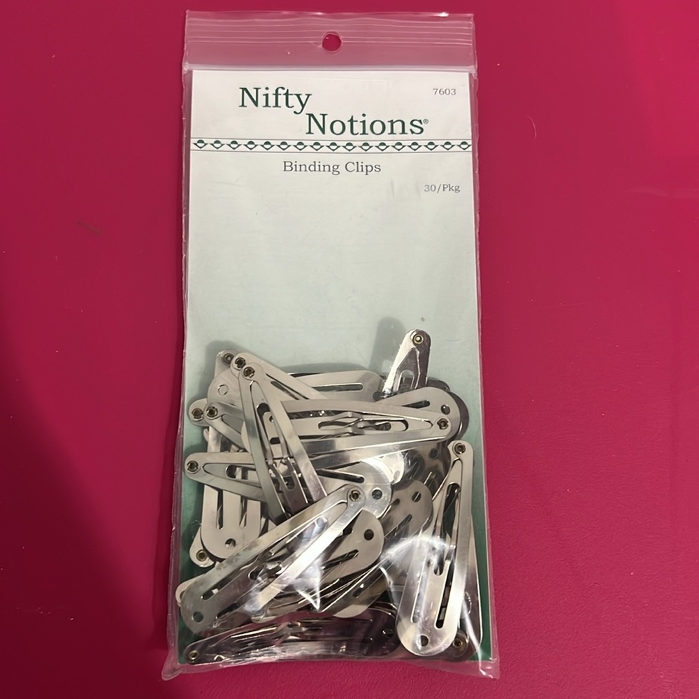 Nifty Notions Fabric Binding Clips